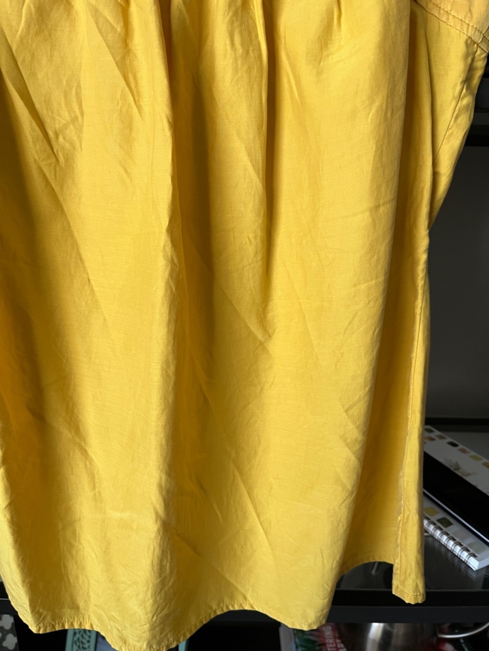 J. Jill Yellow Silk/Cotton Blend Tank - Picture 8 of 14